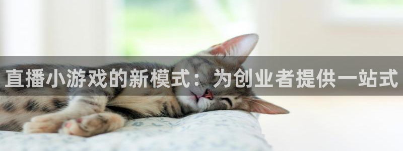 奇亿娱乐官方注册登录：直播小游戏的新模式：为创业者提供一站式