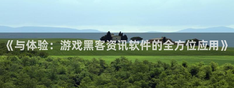 奇亿娱乐的意思：《与体验：游戏黑客资讯软件的全方位应用》